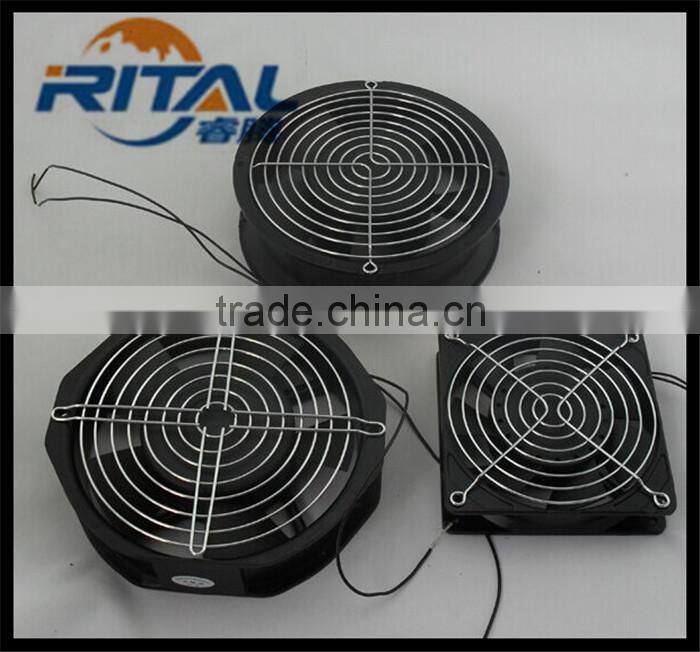Black or chrome wire fan guards Protect PC Computer cooling fan