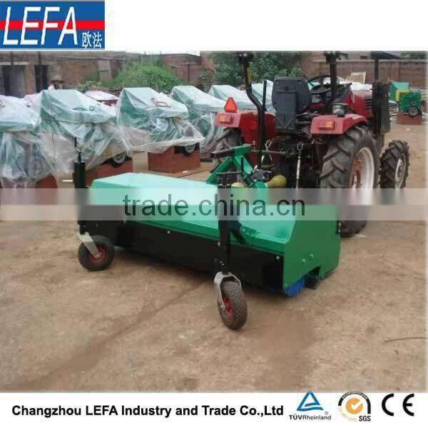 With Nylon Brush Tractor Hitch rotating road sweeper