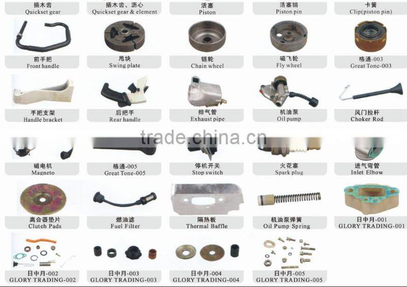 MS 070 660 038 380 381 GASOLINE PORTABLE CHAINSAW AND SPARE PARTS