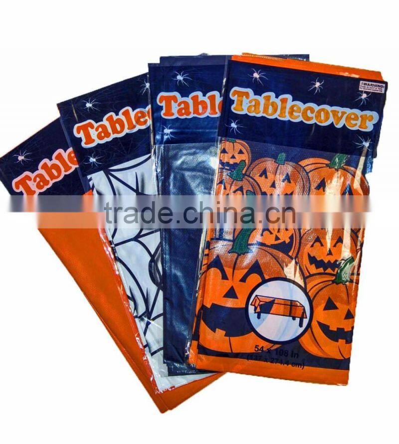 Halloween Colorful Tablecloth for Halloween Parties and Decoration