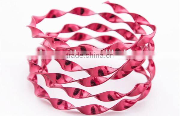 DIY craft twisted colored aluminum wire