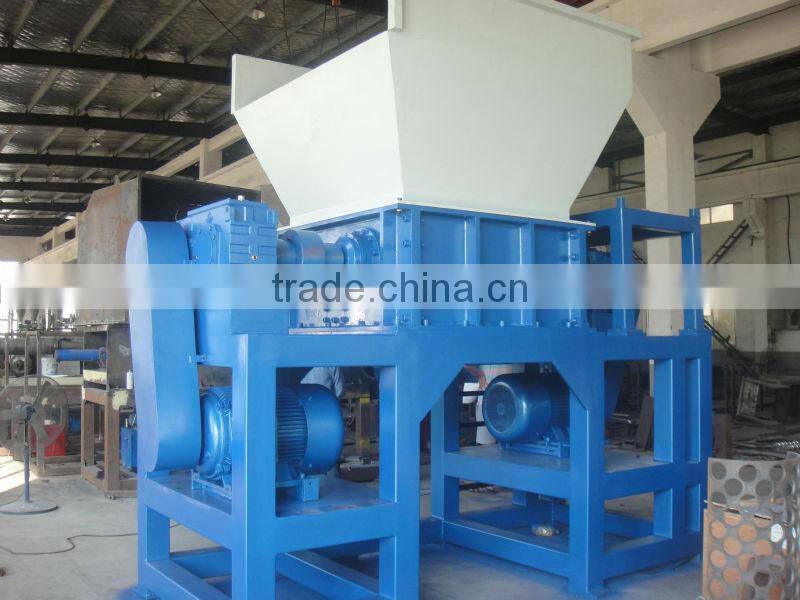 Higher capacity Jumbo bags twin shaft shredder