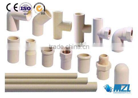 cpvc pvc pipe fitting with male adapter