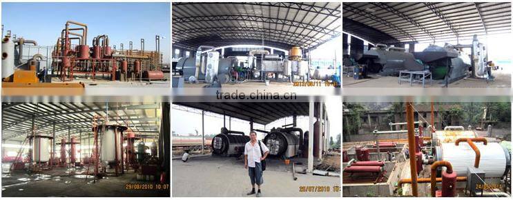 Oil Purifier Type Oil Recycling Plant For Waste Oil to base oil Refining