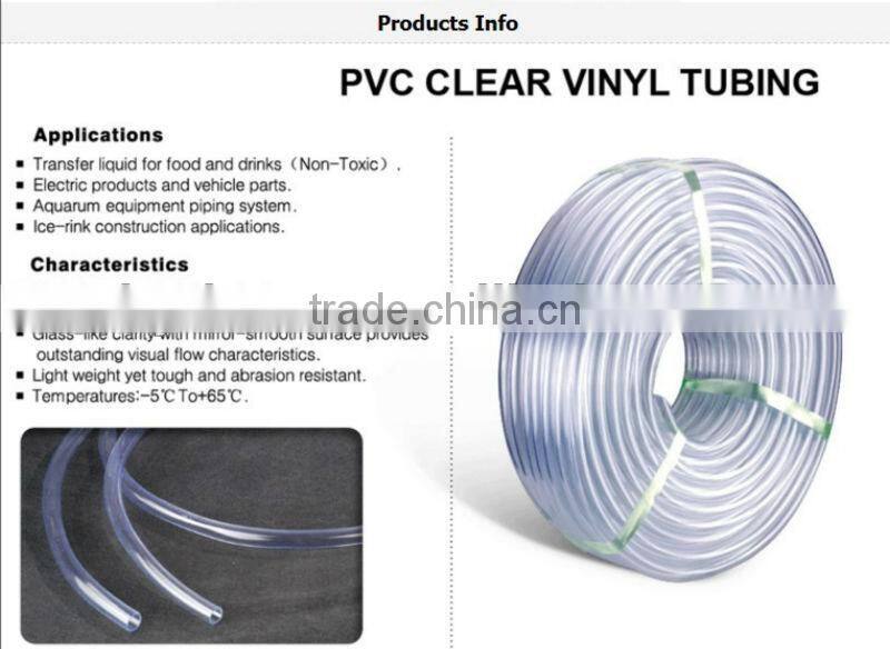 hydroponics PVC clear vinyl tubing