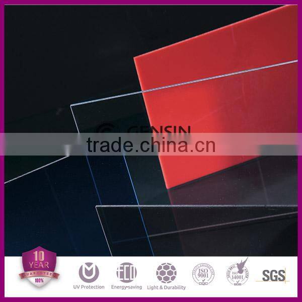 SGS ISO approve high quality transparent polycarbonate sheets manufacturers