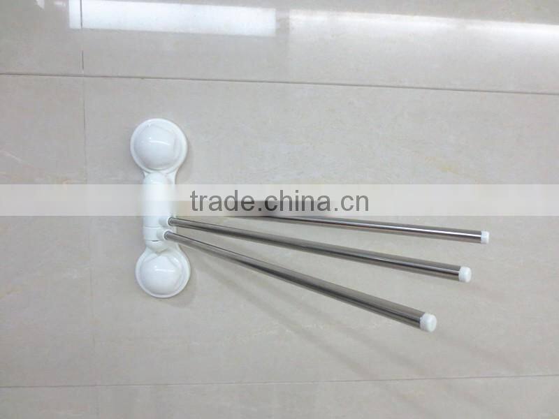 Rotatable 4 Tier Stainless Steel Bathroom Towel Drying Rack Shelf