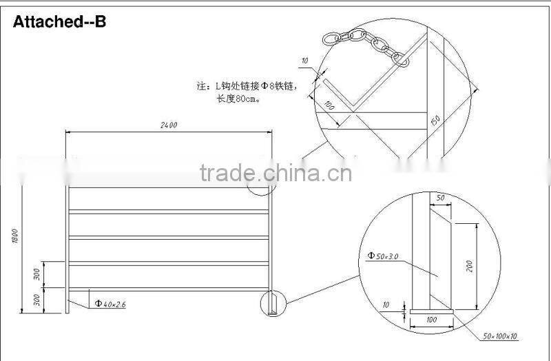2016 the newest type of galvanized cattle farm fencing panel