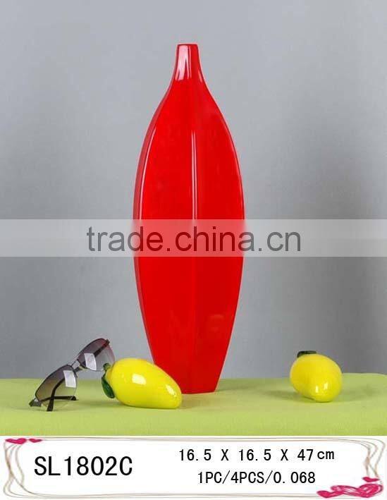 2015 new fiberglass disposable flower vase for decoration