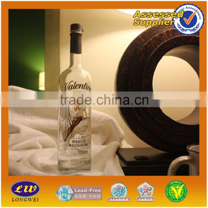 Good quality best price clear antique wine bottle