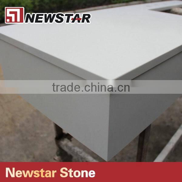 Newstar Pure white vanity tops and side splashes