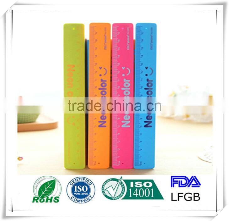 Factory directly silicone straight ruler silicone folding ruler