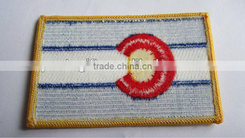 Iron on embroidery patch
