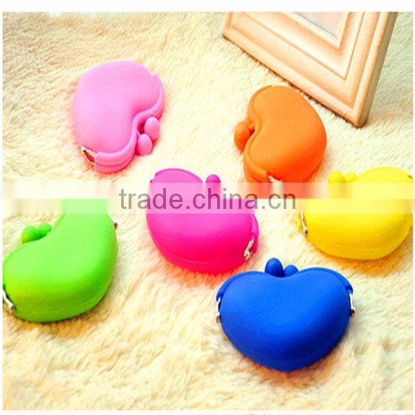 HOT Promotional gift Usage fashion silicone purse silicone coin bag