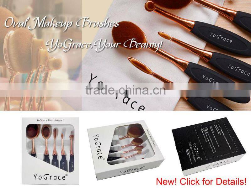 8 PCS Makeup Cosmetic Brush Kit Foundation Eyebrow Powder Blush Outline Nasal Blending Brush Set Gold