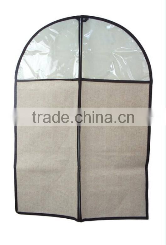 Store More Breathable Non Woven Fabric Suits Garment Bag with Handle