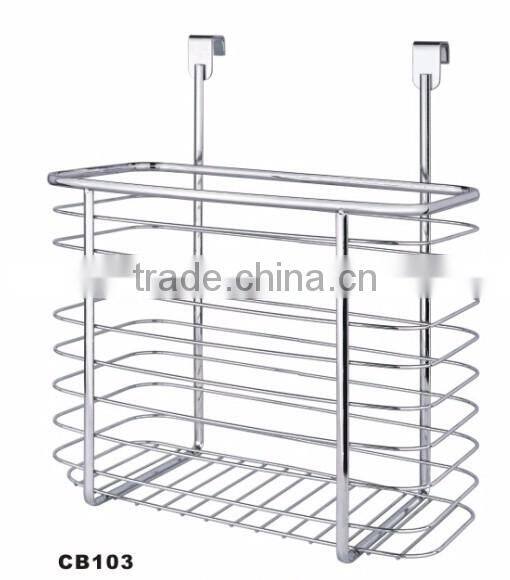 Jiangmen Kitchen Over The Cabinet Door Metal Wire Storage Basket