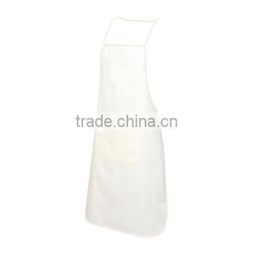 natual color apron with front pocket as promotion