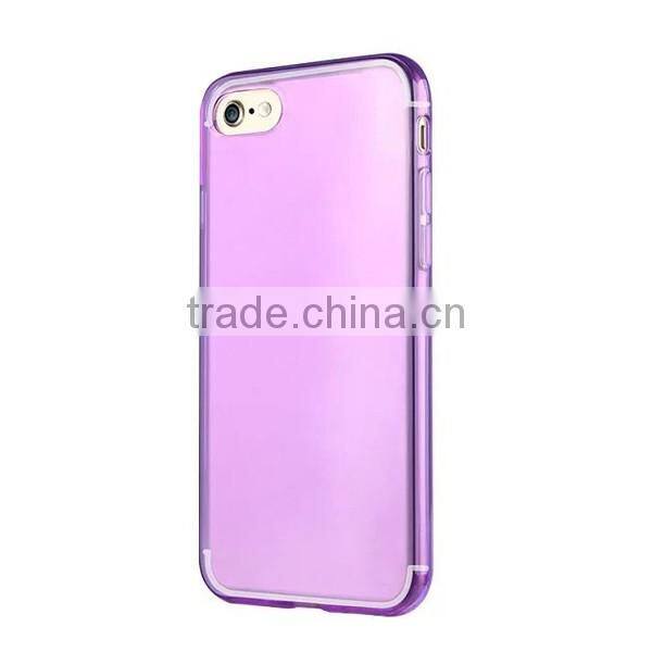 Hot selling dustproof transparent phone case for iphone7,blank TPU back case,ultrathin tpu case for iphone7