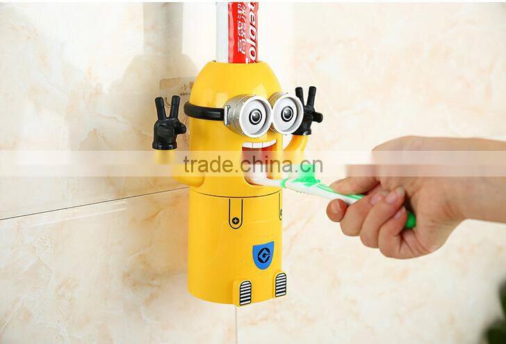 Wholesale Stock Plastic Toothpaste Squeeze + Cup +Toothbrush Holder