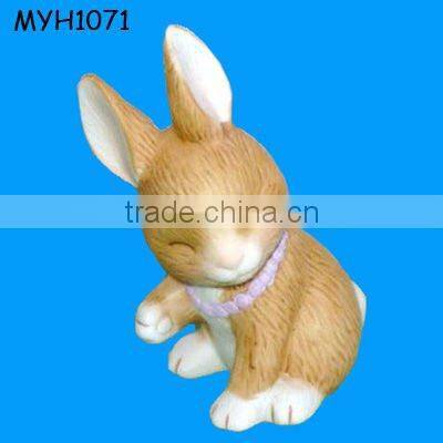 polyresin rabbit statue