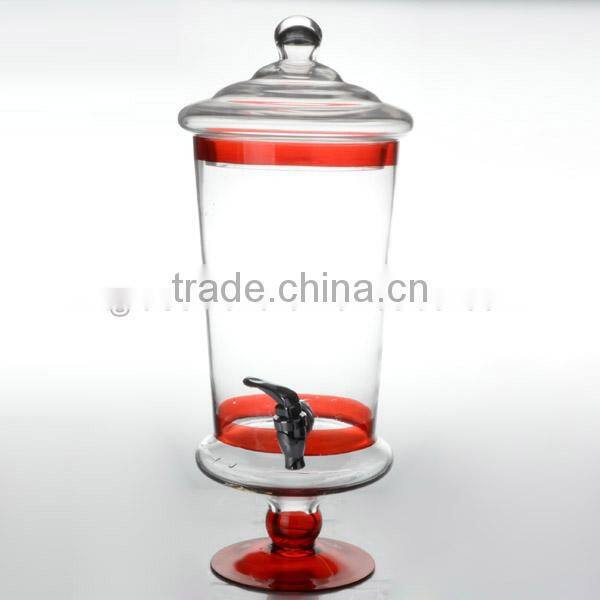 Glass christmas clear candy honey jars wholesale,jars of glass for honet