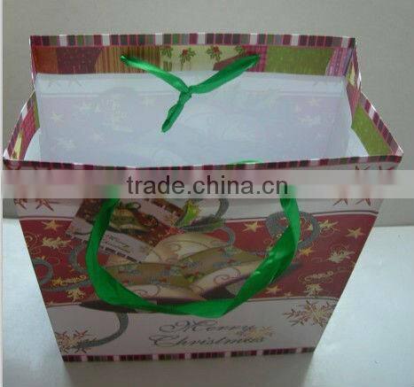 handling Paper bag; gift bag for Christmas