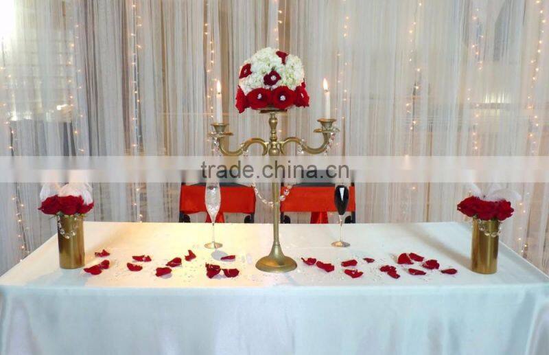 copper plated candle stick candelabra