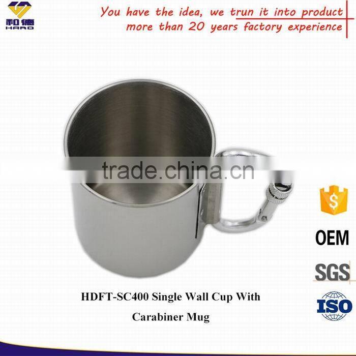 New Products ! OEM Single Wall Travel Mug Stainless Steel