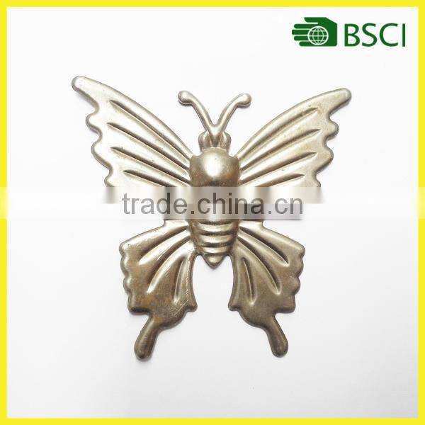 YS15B029 butterfly wrought iron decoration parts for plant decoration