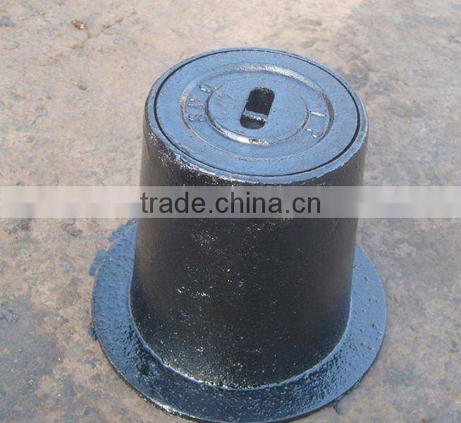ductile iron casting water meter surface box, valve box