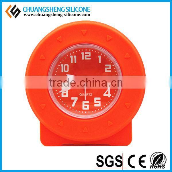 Round shape smart cute table clock