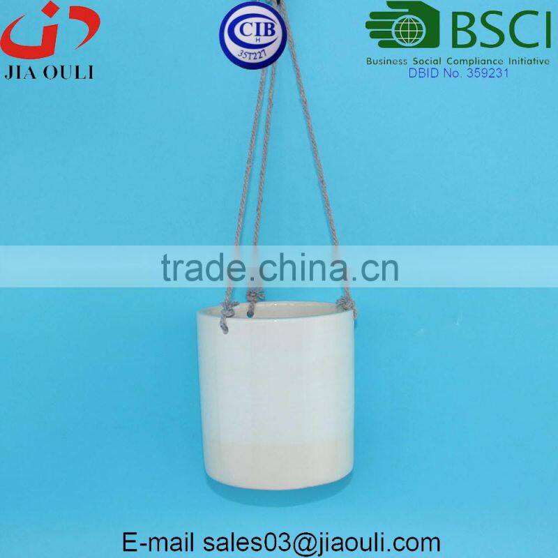 BSCI Audit Factory Sky planter hanging flower pot for home and garden decorations