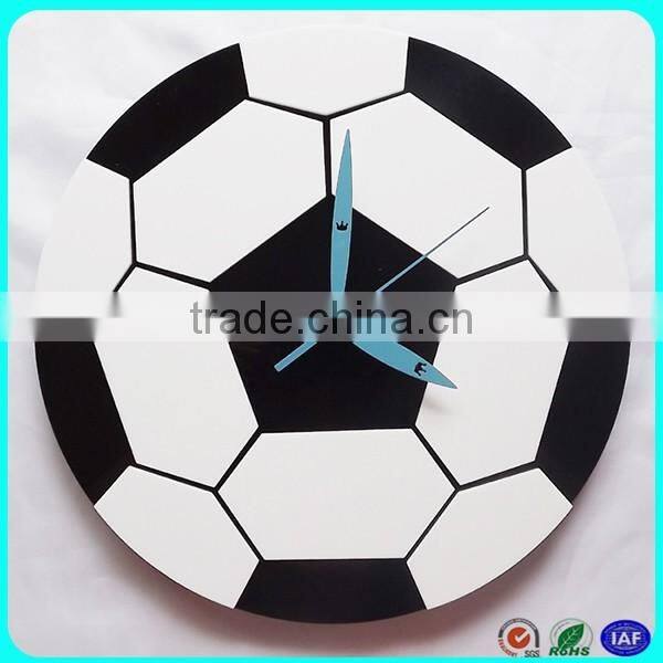 Custom made blue cartoon shaped acrylic wall clock