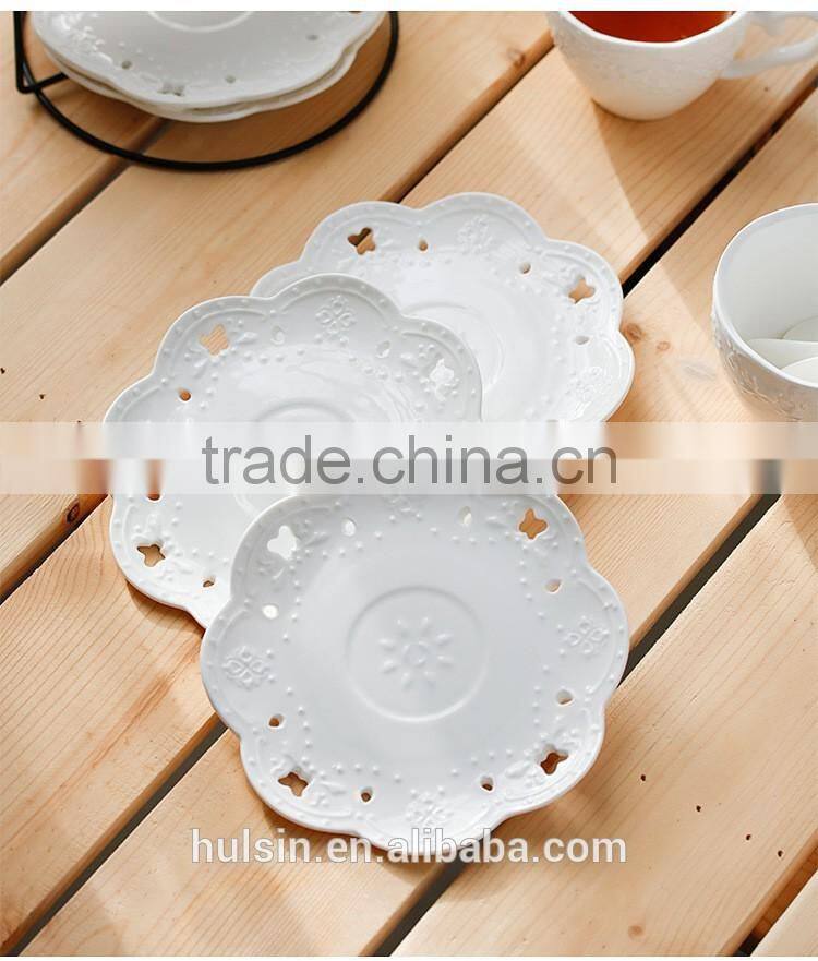 Porcelain Coffee Cup and Saucer Coffee Cup Set with Saucer 7 oz