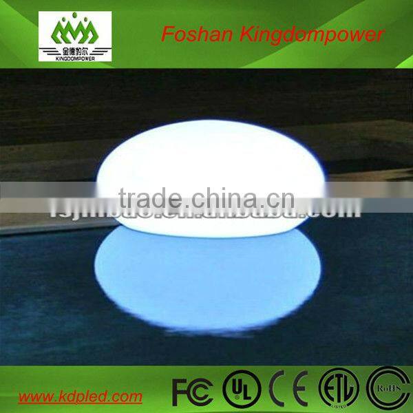 Rechargeable colorful IP68 waterproof led 40cm pebble