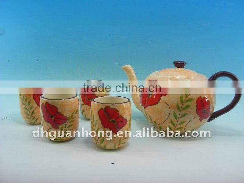 Dolomite Ceramic daily yellow Teaware sets