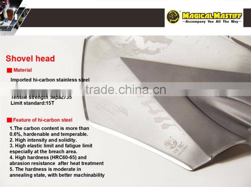 New Model Outdoor Multifunction Hunting Gear Shovel Knife Saw Hoe Fire Starter Flint