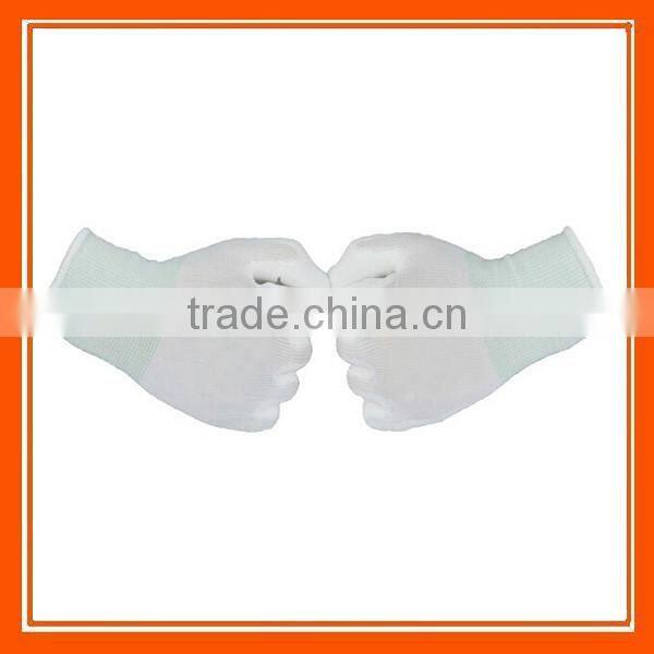 13g blanc, pu palm gants de travail de securite