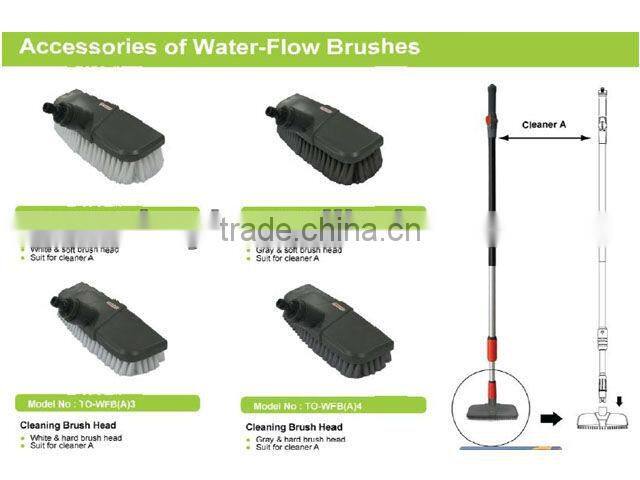 Best long handle water flow through brush