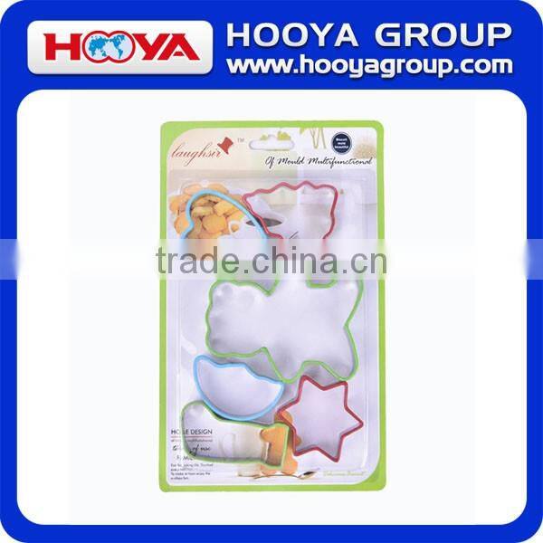 12 Pcs Stainless Steel Cookie Fruit Cutter Star Flower Heart and Round Shape Biscuit Baking Mould