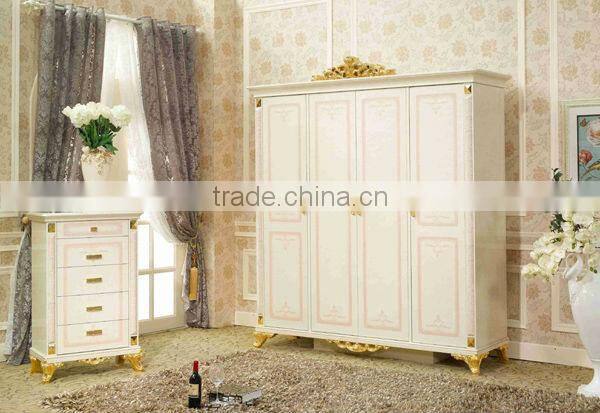 elegant four door wood European new design wood chest