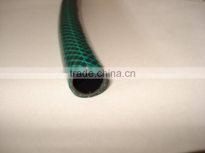 green colour pvc braided hose pipe