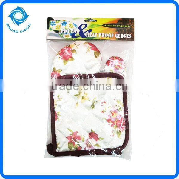 Oven Mitt and Potholder BBQ Glove