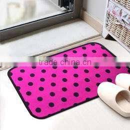 Recycle no-slip mats Anti-slip door mat eco-friendly custom Design Digital Printed Logo rubber floor mat