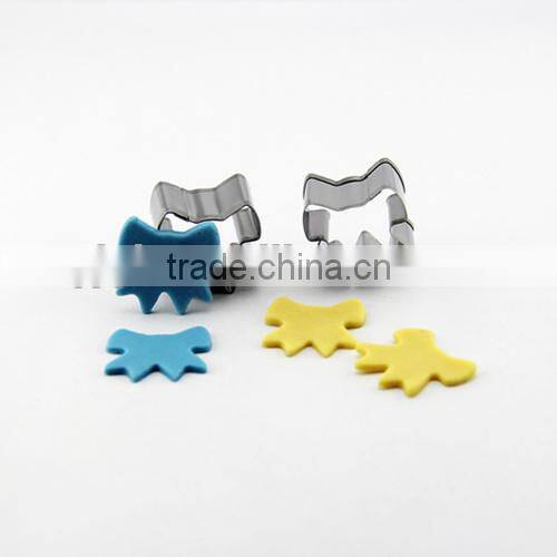 100% food grade stainless steel cookie cutter celebration bow cake decorating tool