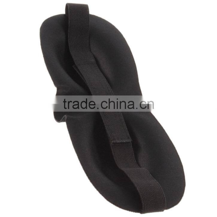Hot Sale Travel Rest 3D Sponge EyeShade Sleeping Eye Mask Cover Sleep Blindfolds For Health Care To Shield The Light Black