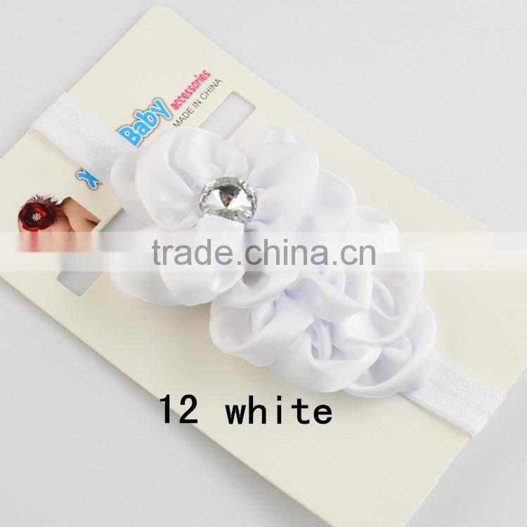 Hot Sale Kids Girl Baby Turban Headband Kids Hairband Hair Accessories Wide Lace Baby Elastic Headband Wholesale