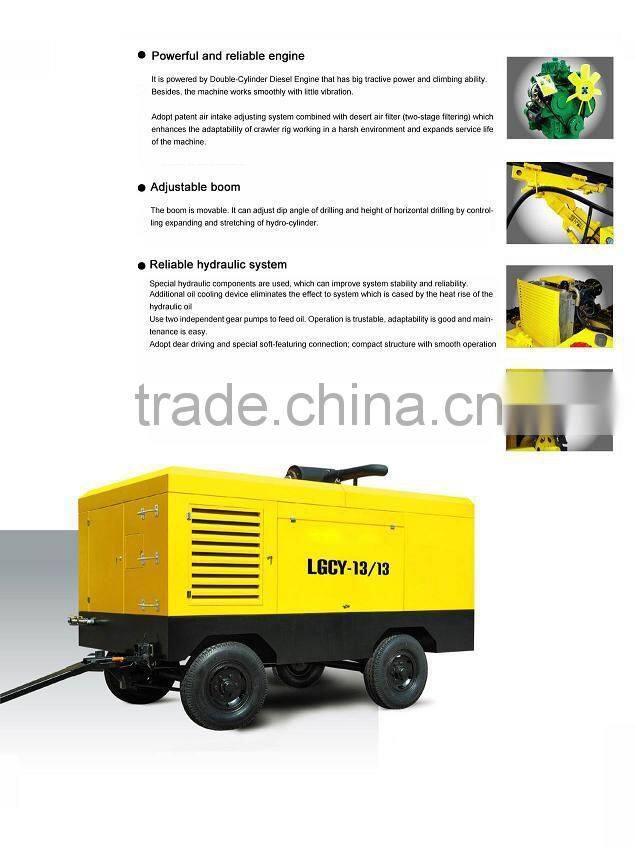 2014-15 China Hot Seller Medium Pressure Crawler Rig KY120 for Mining Borehole