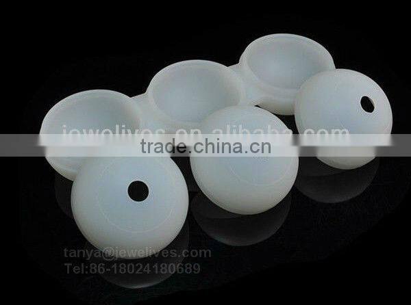New coming clear ice cream ball,silicone ice ball mold